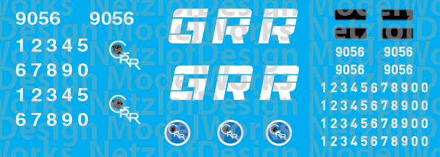 Georgetown Railroad GP20 Locomotive Decals