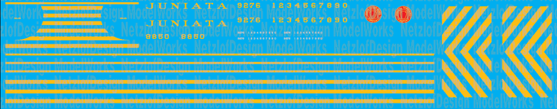 Juniata Terminal Railroad Switchers Decal Set