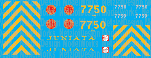 Juniata Terminal Railroad GP38 Decal Set