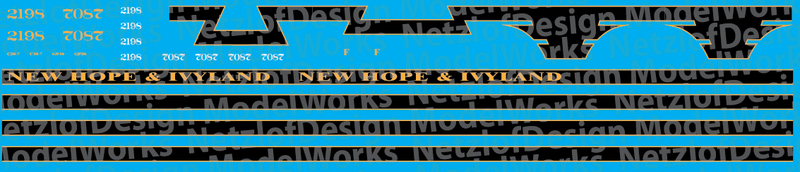 New Hope and Ivyland Locomotive Decals