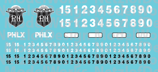 Parrish &amp; Heimbecker Limited - PHLX Locomotive Decals