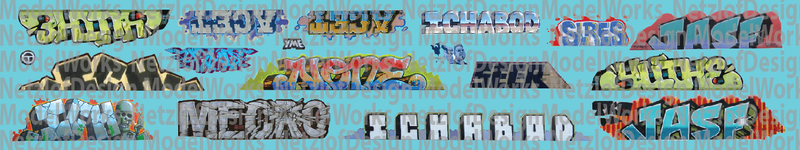 Modern Large Graffiti Set 1