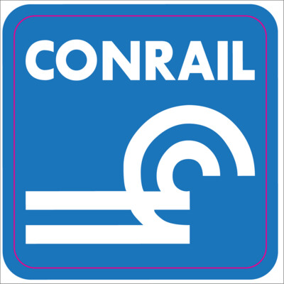 Conrail (CR) Square Logo Vinyl