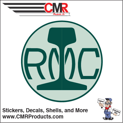 Portec RMC Round Logo Vinyl, Vinyl Size: 3 inch Sticker
