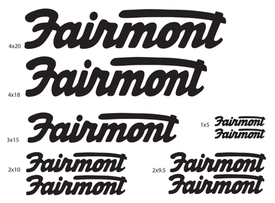 Fairmont Vinyl Sticker