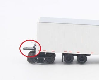 N Scale - Deluxe Roadrailer Replacement Connector Pin (Qty 4)