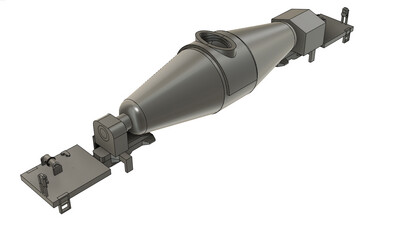 Z Scale - Steel Mill Bottle Car 8 Axle