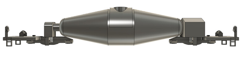 Z Scale - Steel Mill Bottle Car 8 Axle