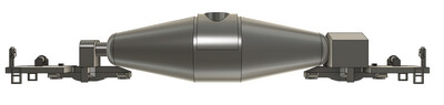 Z Scale - Steel Mill Bottle Car 8 Axle