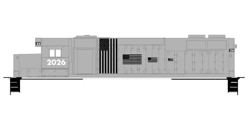 Various-Sized Flags - USA Flag Subdued Decals