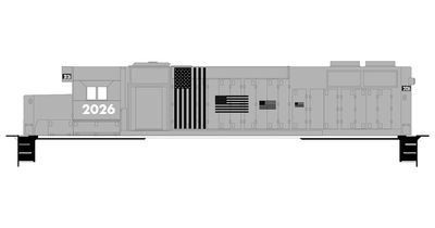 Various-Sized Flags - USA Flag Subdued Decals
