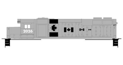 Various-Sized Flags - Canadian Flag Subdued Decals