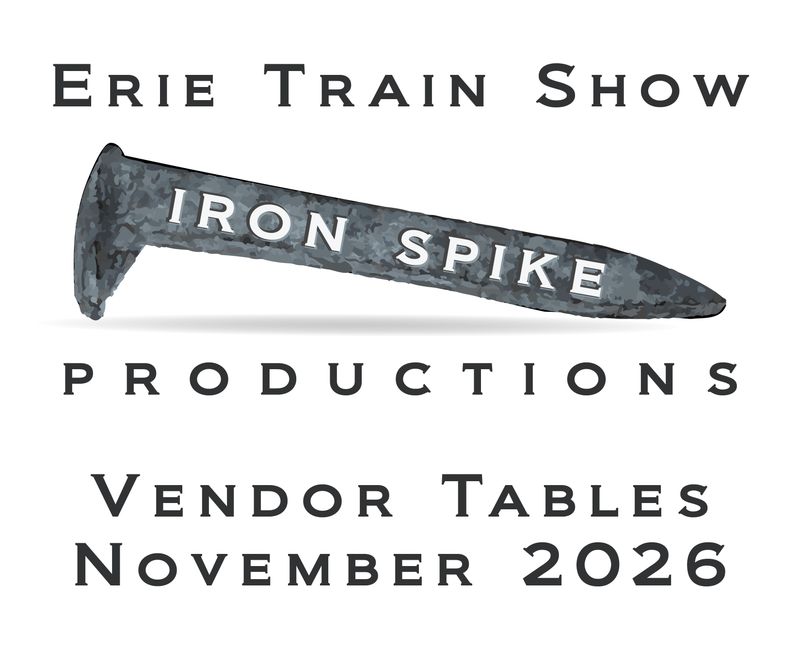 Erie Train Show - 8ft Table - November 2026