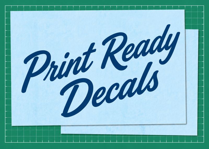 NetzlofDesign Print Ready Decals RS