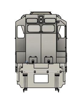 N Scale Norfolk Southern SD33ECO Locomotive Shell