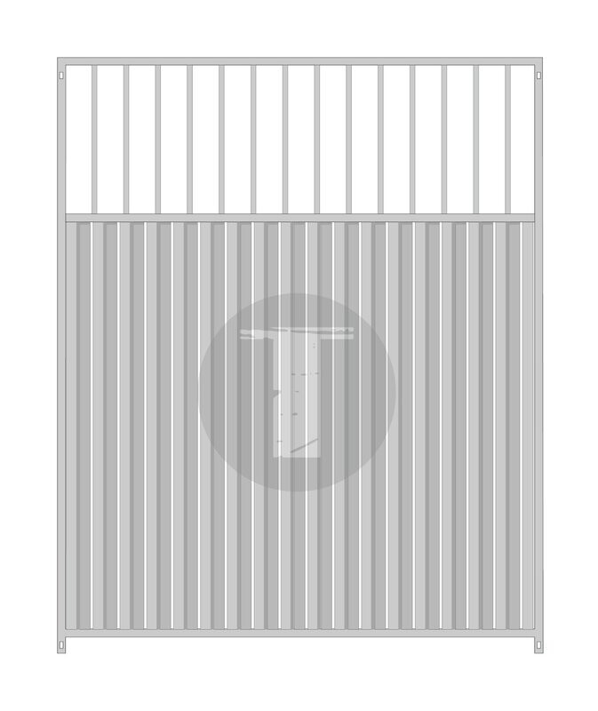 3/4 Windschutz Rohrstabelement 8 cm - 184 cm hoch 3/4 Windschutz Rohrstabelement 8 cm - 184 cm hoch