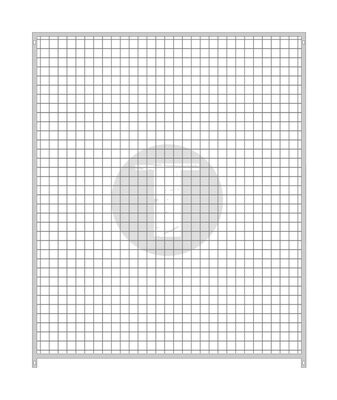 Zwingerelemente Gittermaschung 5x5 cm - 184 cm