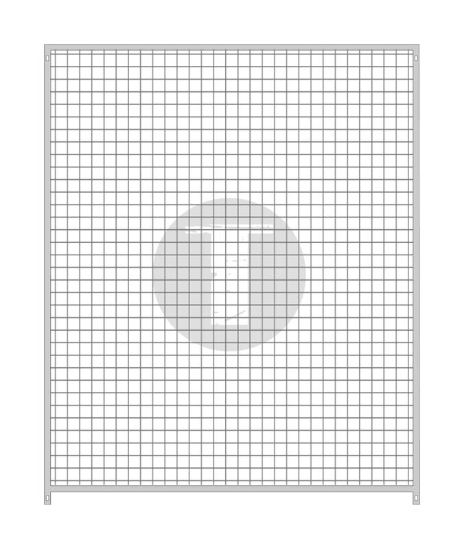 Gitterelement 150cm ohne Tür 5 x 5 cm - 184 cm hoch - B-WARE Gitterelement 150cm ohne Tür 5 x 5 cm - 184 cm hoch - B-WARE