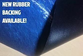 Rubber 3x2 feet any design
