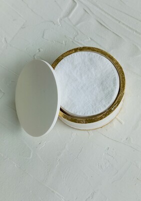 Gold Edged Trinket with Lid