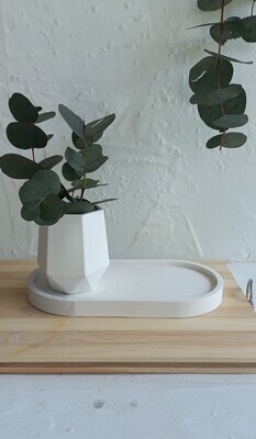 White Medium Holder