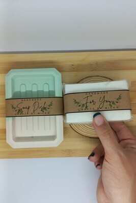Mint Green and White Dish Soap