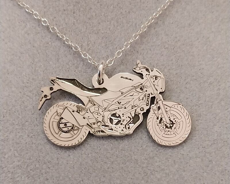 Moto Personalizada Plata
