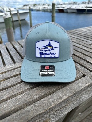 Ice Blue Marlin Patch Hat