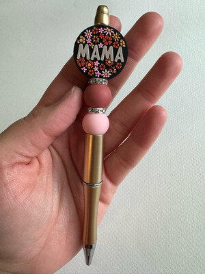 Floral Mama Beaded Pen