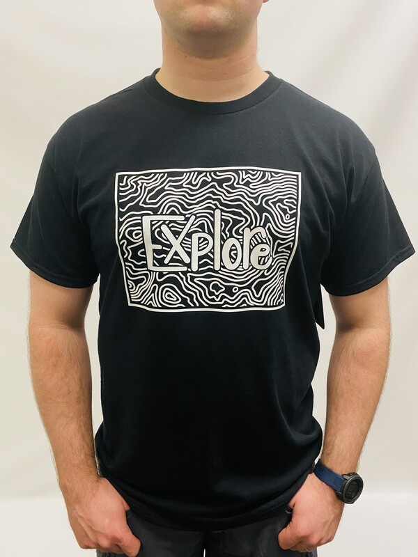 NEW SCORE Outdoors Explore Topographic T-Shirt