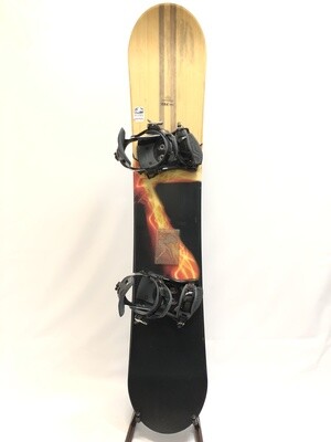 163X Aggression ARC Snowboard with Bindings