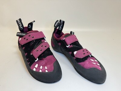 La Sportiva Women's Tarantula Velcro Climbing Shoes Red/Plum