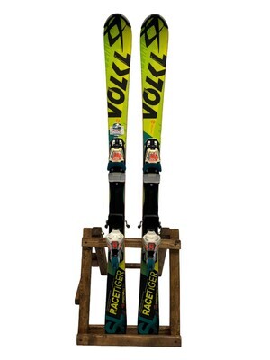 124cm Volkl Racetiger World Cup Speedwall Skis with Bindings