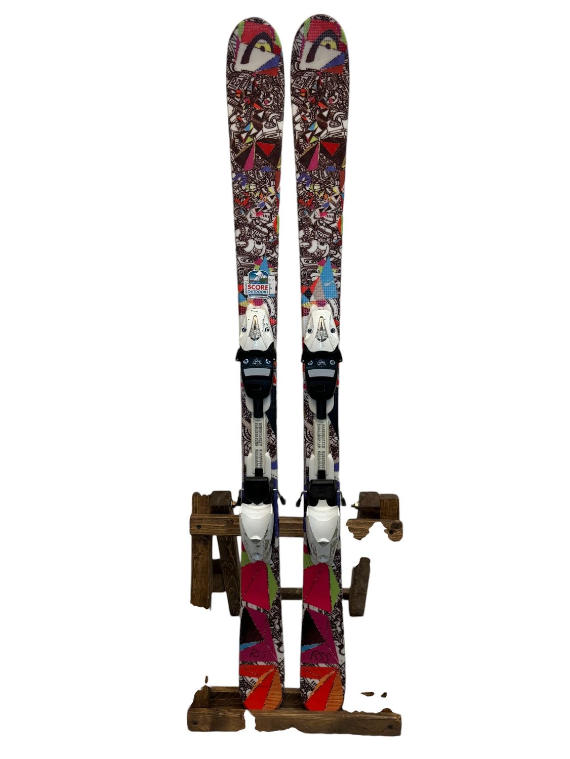 126cm Head Mojo Jr. Skis W/ Head LR 4.5 Bindings