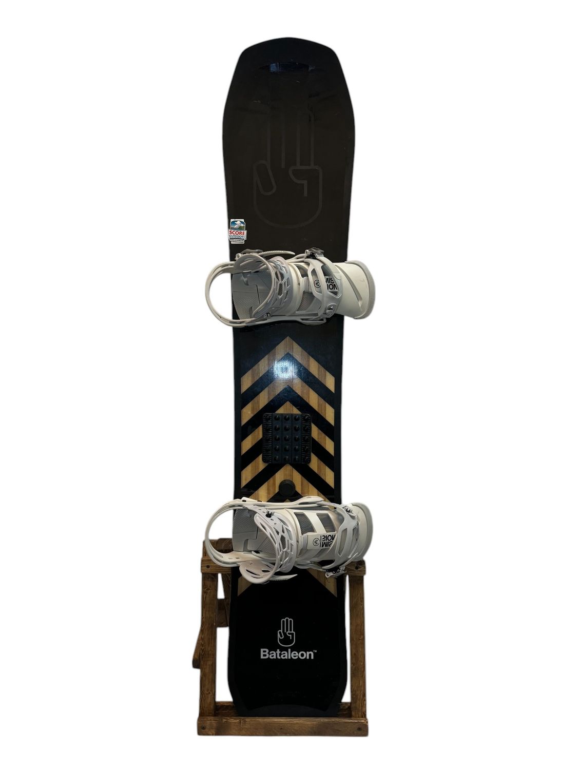 161cm Bataleon 38T Camel Two Snowboard W/ Burton Mission Bindings