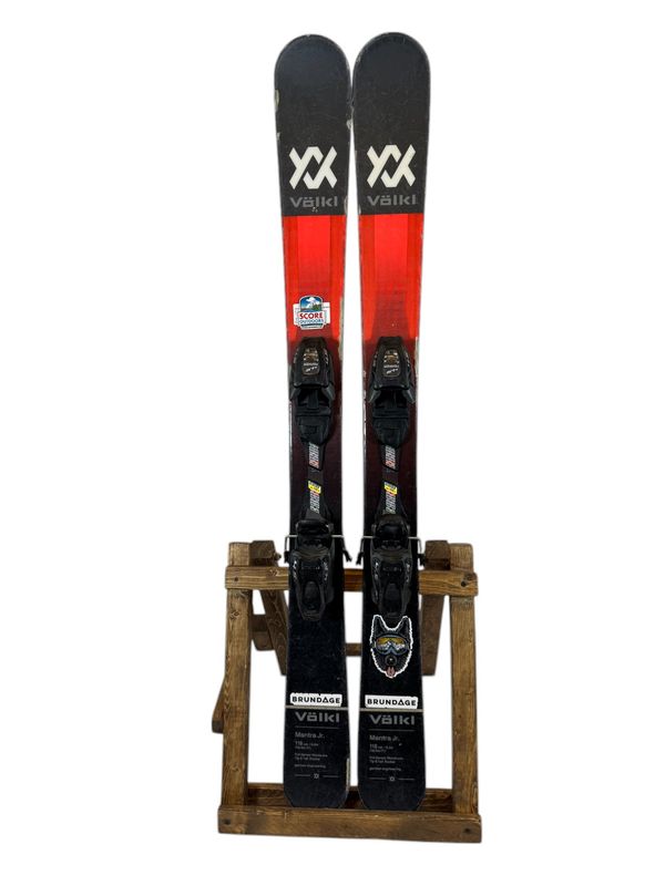 118cm Volkl Mantra JR. Skis W/ Marker 4.5 Bindings