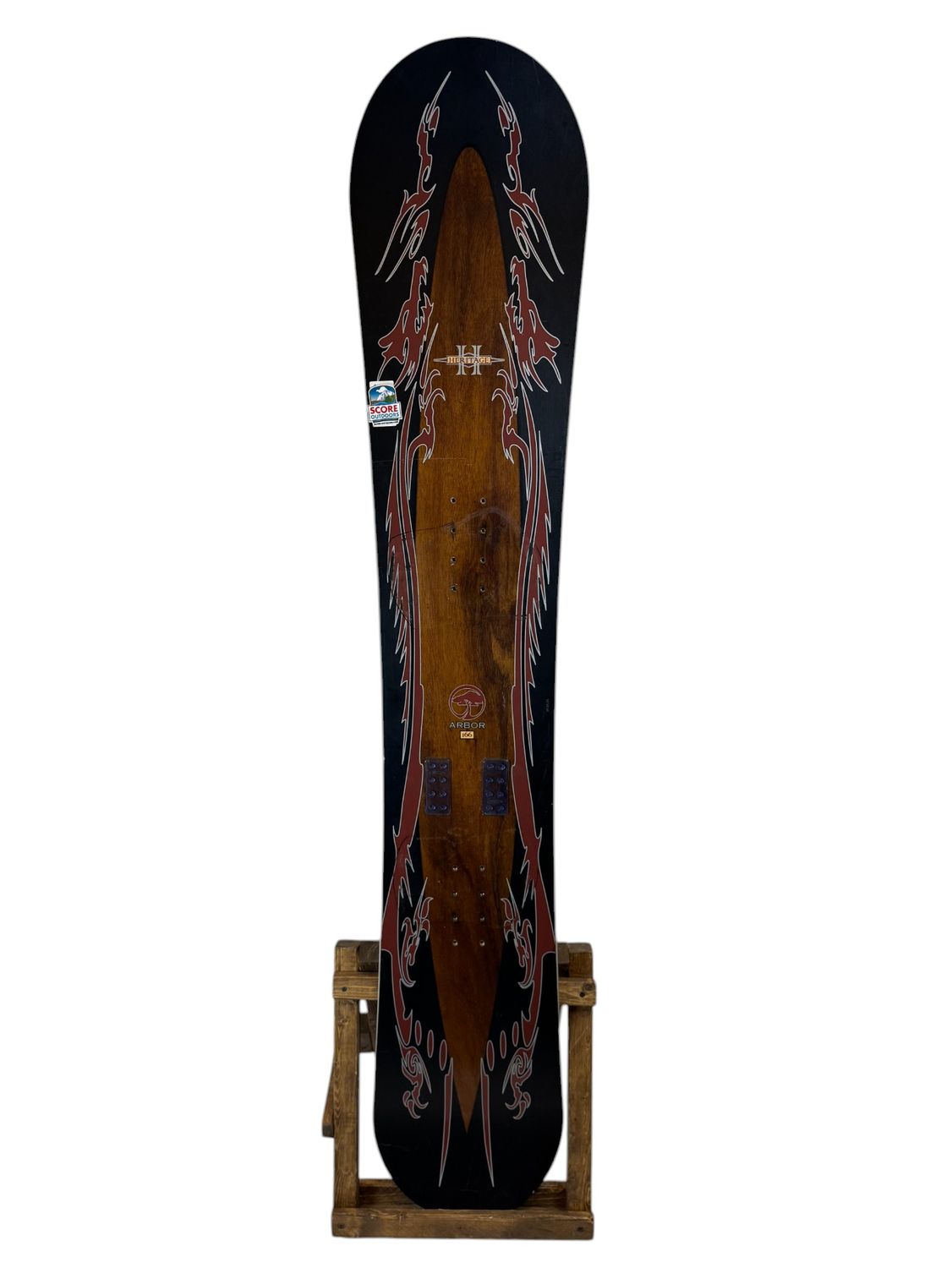 166cm Arbor Heritage Snowboard Deck