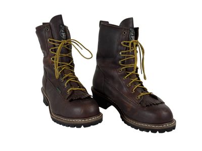 Size 11.5W Georgia G7313 Logger Leather Boots