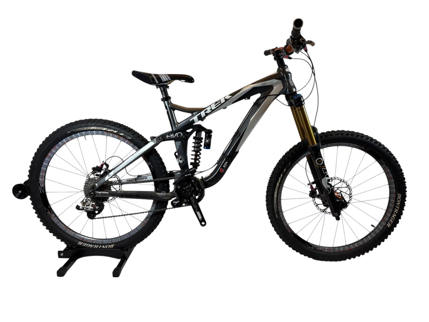 Large Trek Scratch Full Suspension Mountain Bike