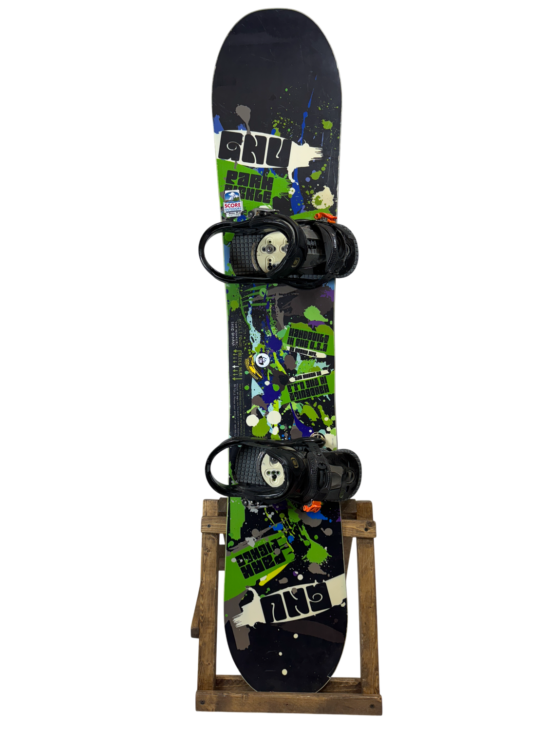 150cm GNU Park Pickle Snowboard W/ Burton Lexa Bindings