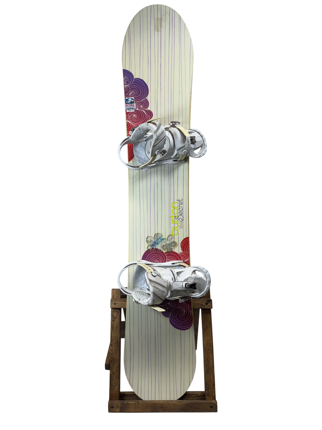 154cm Burton Secret Snowboard W/ Burton Stiletto Bindings 154cm Burton Secret Snowboard W/ Burton Stiletto Bindings