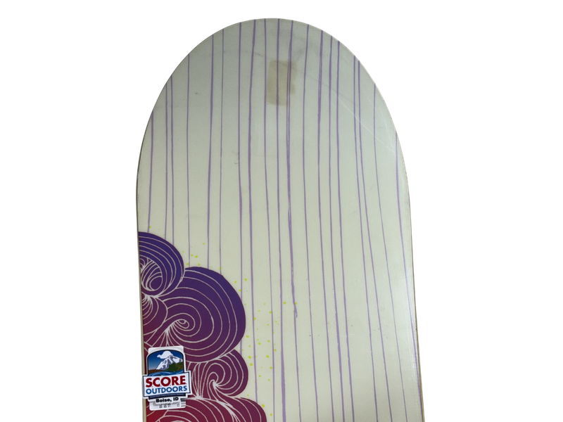 154cm Burton Secret Snowboard W/ Burton Stiletto Bindings