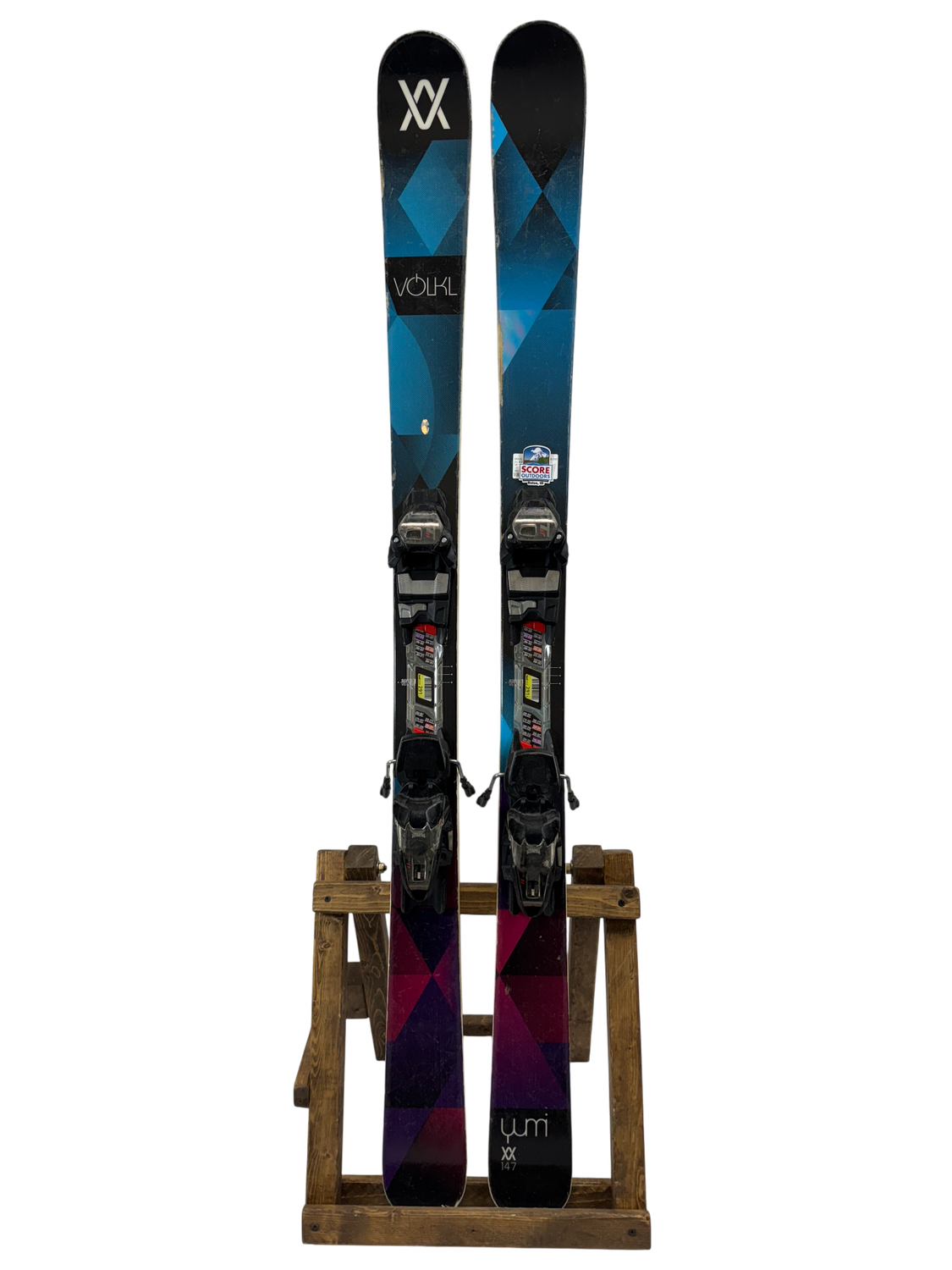 147cm Volkl Yumi Skis W/ Marker FDT 11 Bindings 147cm Volkl Yumi Skis W/ Marker FDT 11 Bindings