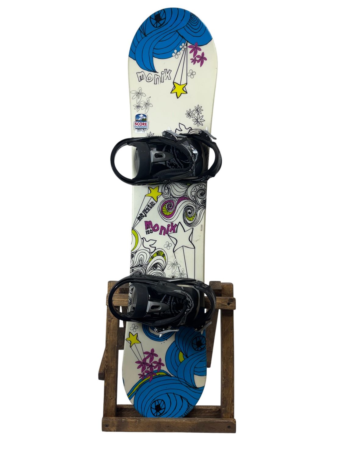 120cm Monix Majestic Snowboard w/ Sims bindings 120cm Monix Majestic Snowboard w/ Sims bindings
