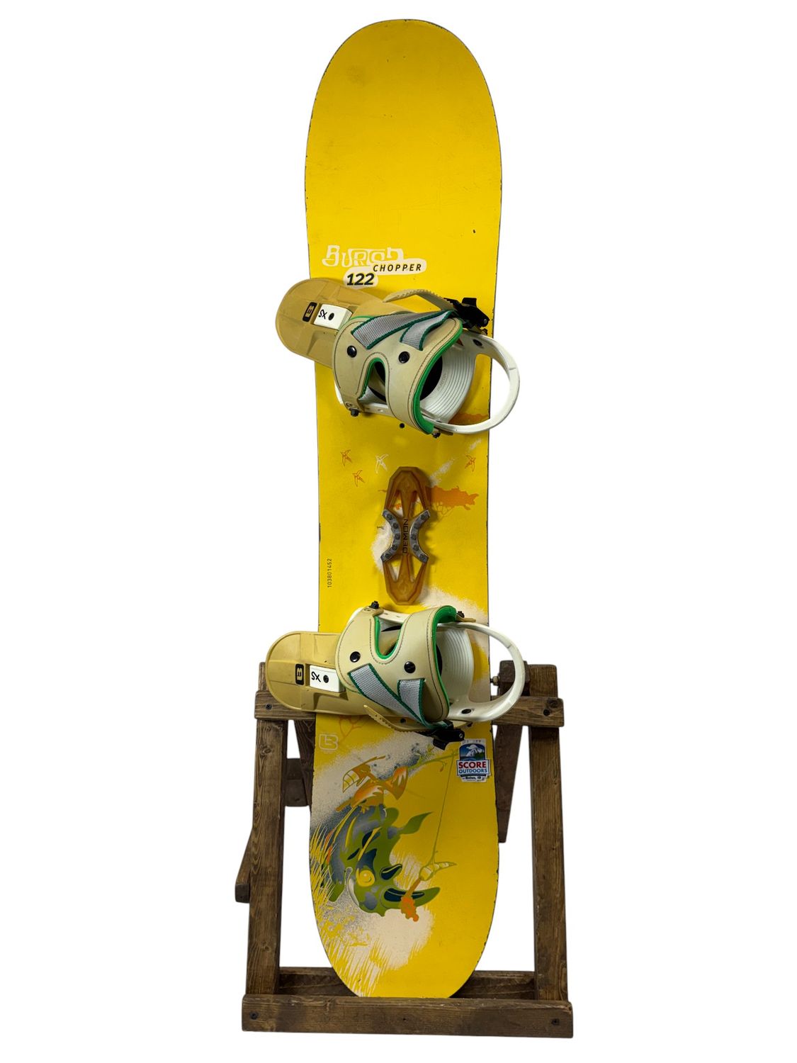 122cm Burton Chopper Snowboard w/ Burton Freestyle Bindings 122cm Burton Chopper Snowboard w/ Burton Freestyle Bindings