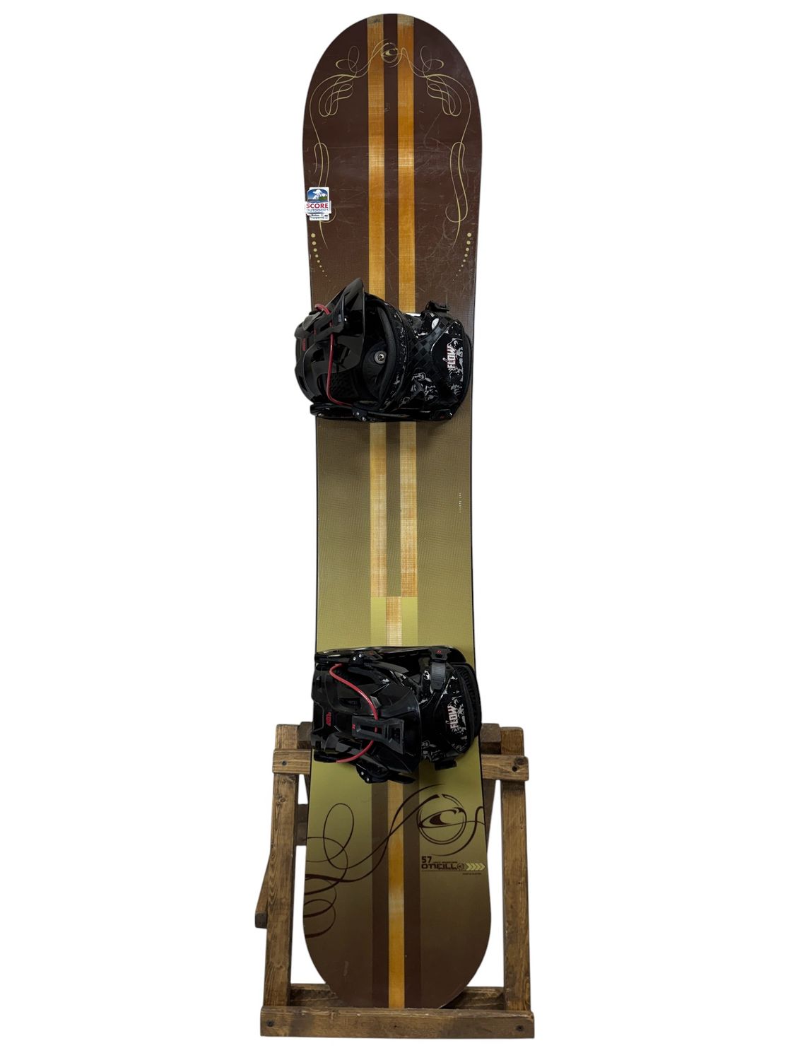 157cm O'neill Snowboard W/ Flow Flite Bindings