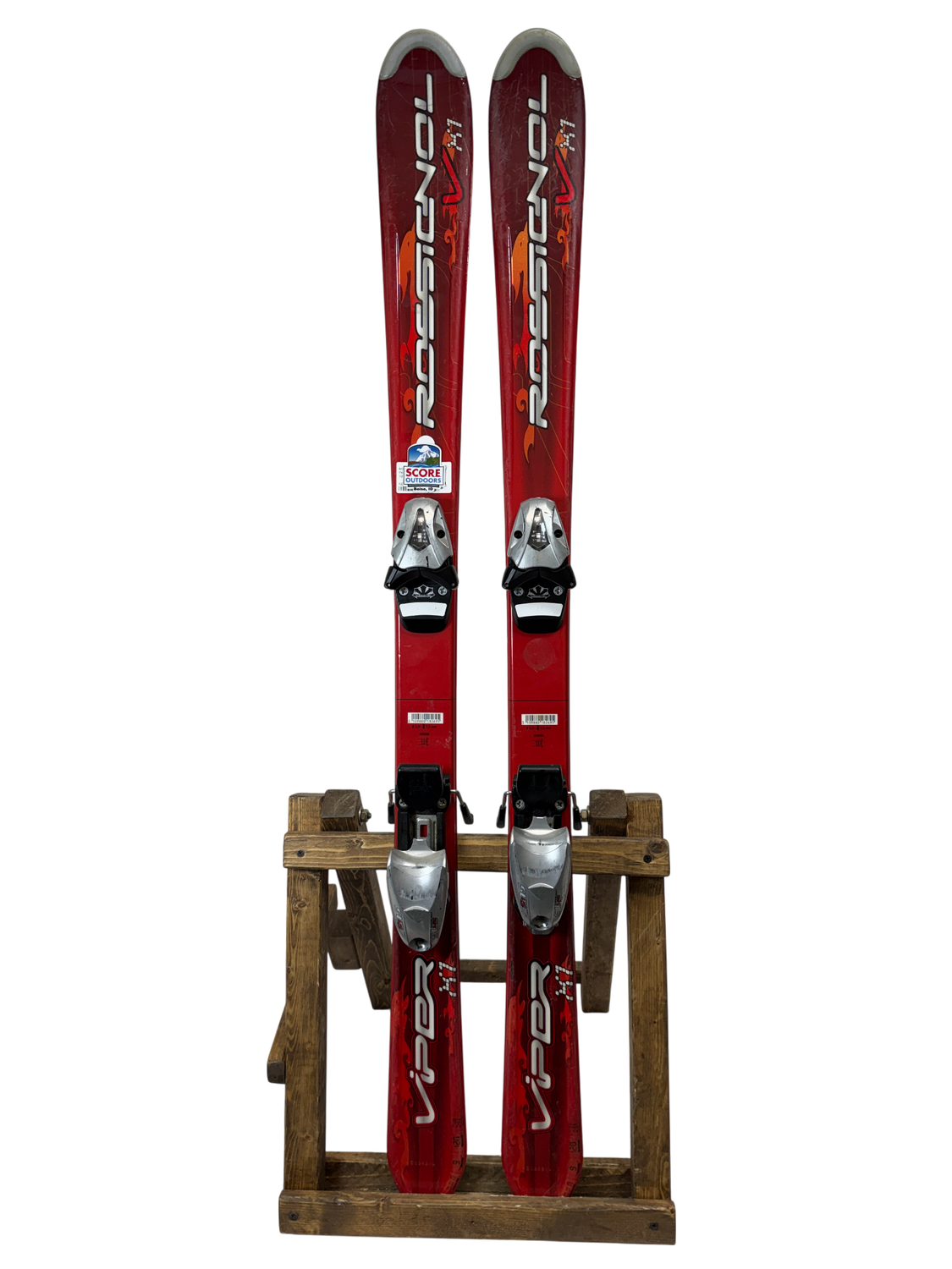 120cm Rossignol Viper X1 Skis W/ Tyrolia SL45 Bindings
