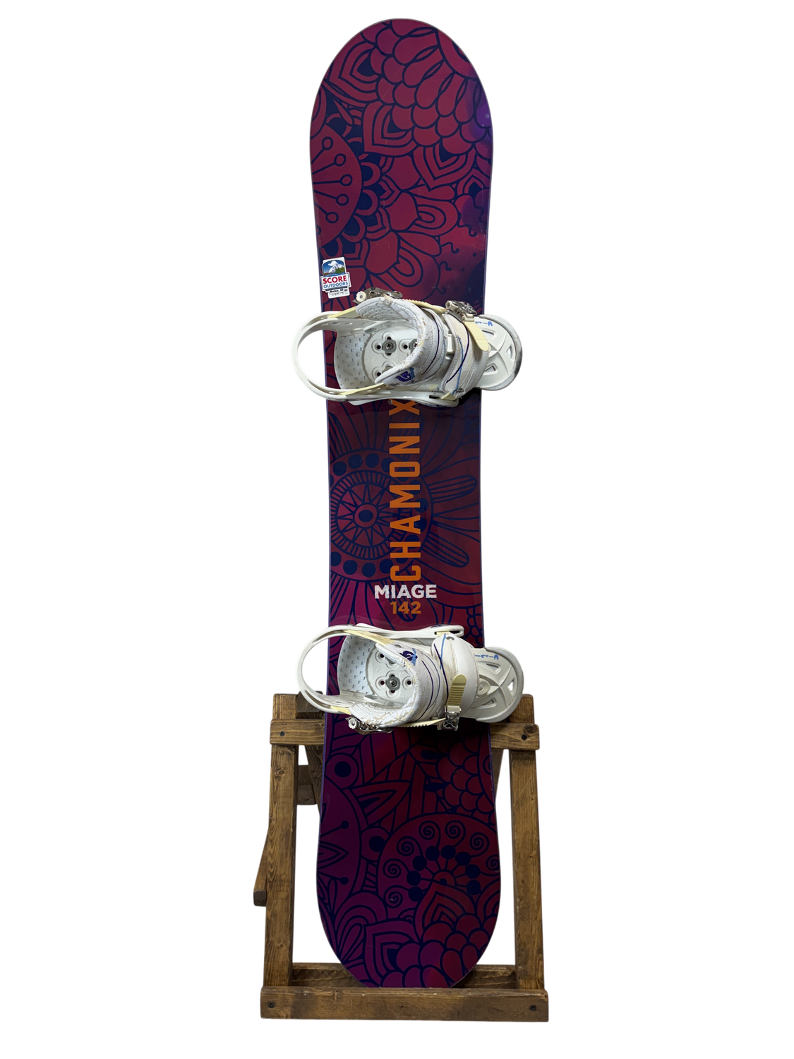 142cm Chamonix Miage Snowboard W/ Burton Citizen Bindings 142cm Chamonix Miage Snowboard W/ Burton Citizen Bindings