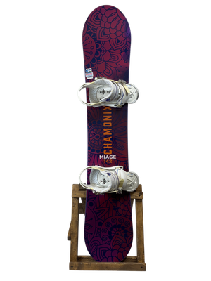 142cm Chamonix Miage Snowboard W/ Burton Citizen Bindings 142cm Chamonix Miage Snowboard W/ Burton Citizen Bindings