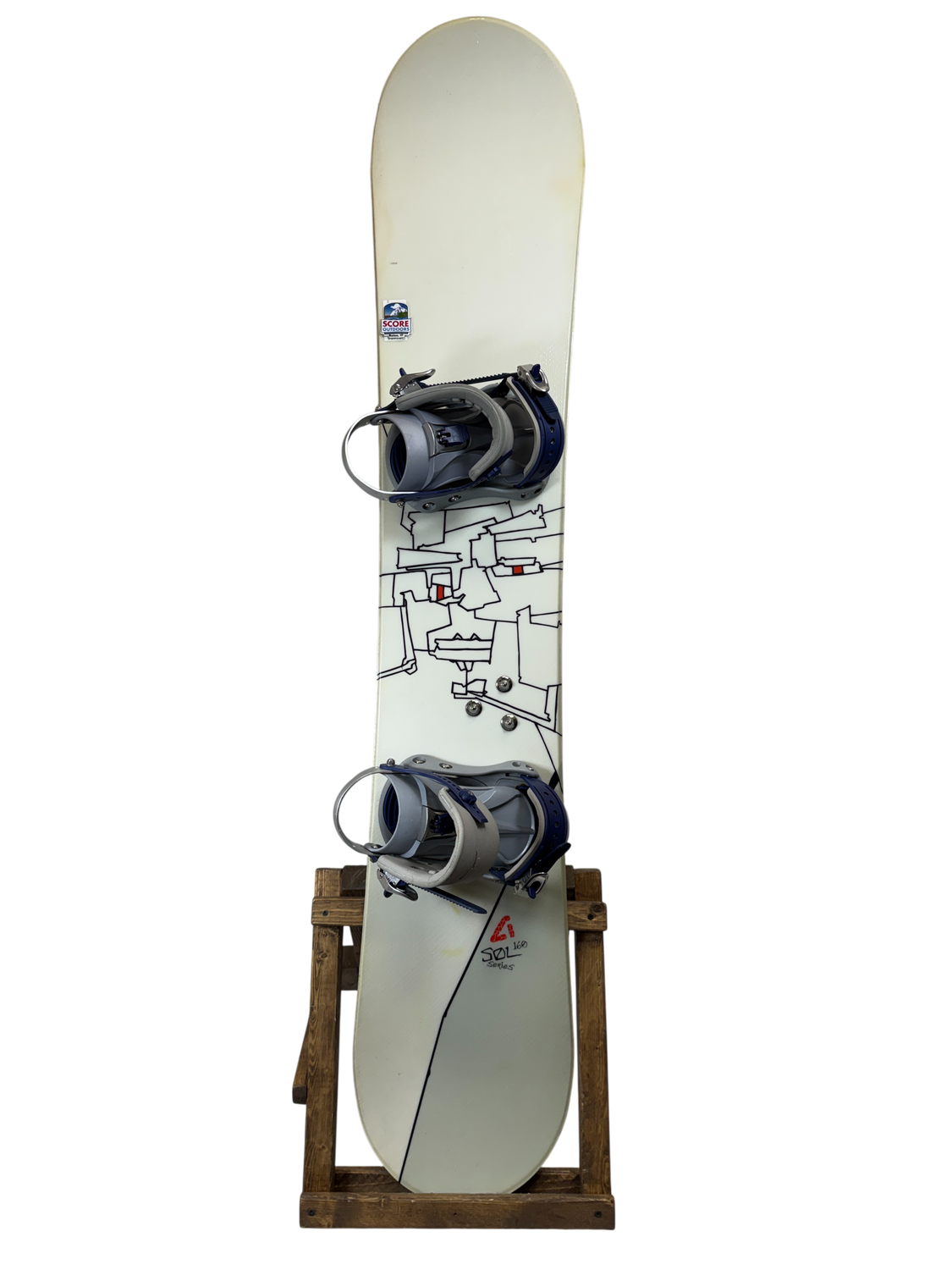 160cm Avalanche Sol Snowboard W/ Heelside Bindings 160cm Avalanche Sol Snowboard W/ Heelside Bindings